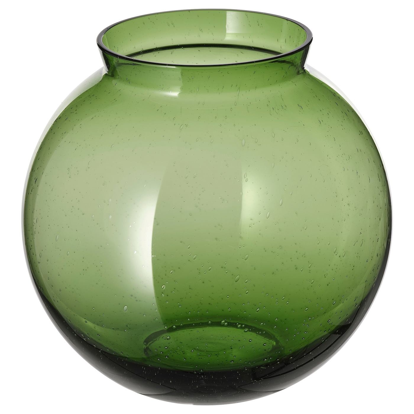 IKEA KONSTFULL Wazon, zielony, 19 cm