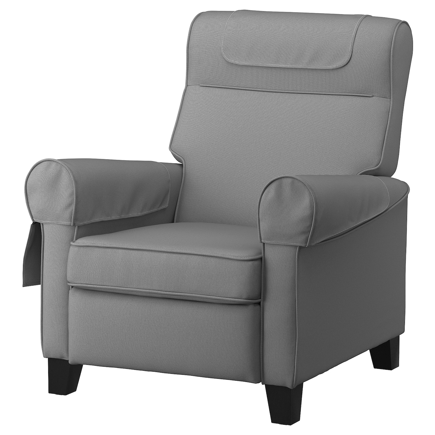 IKEA MUREN fotel rozkładany, Remmarn jasnoszary, Szerokość: 85 cm
