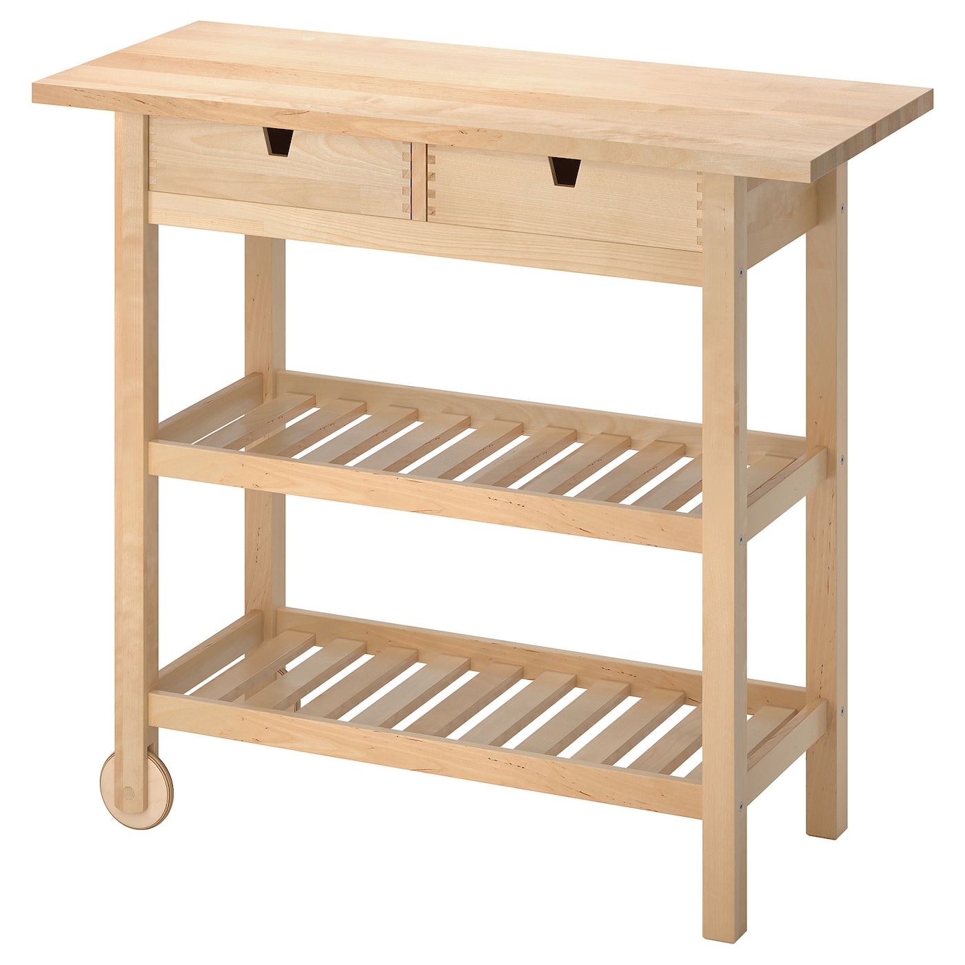 IKEA FÖRHÖJA barek kuchenny, brzoza, 100x43 cm
