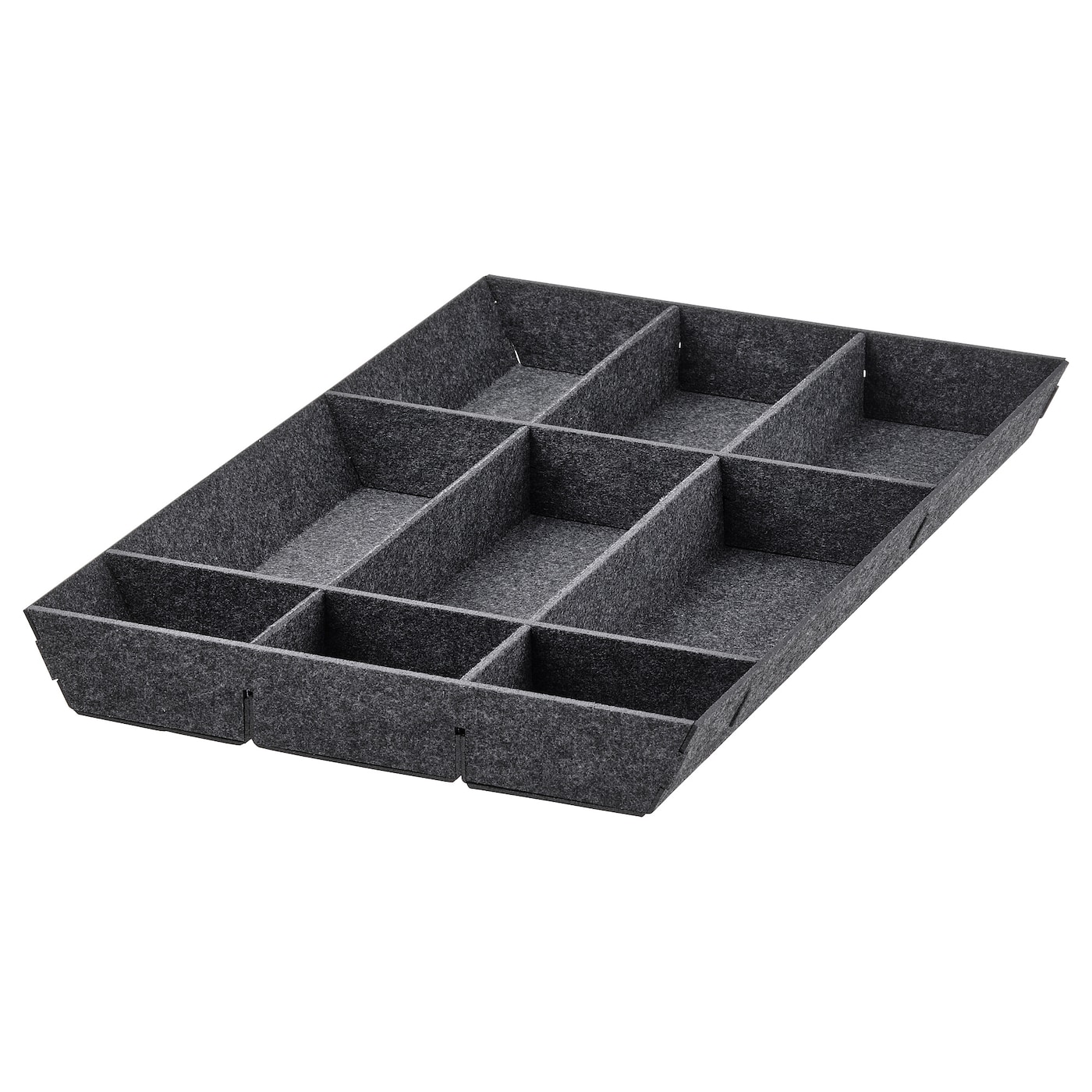 IKEA UPPDATERA regulowany organizer do szuflady, szary, 40 cm