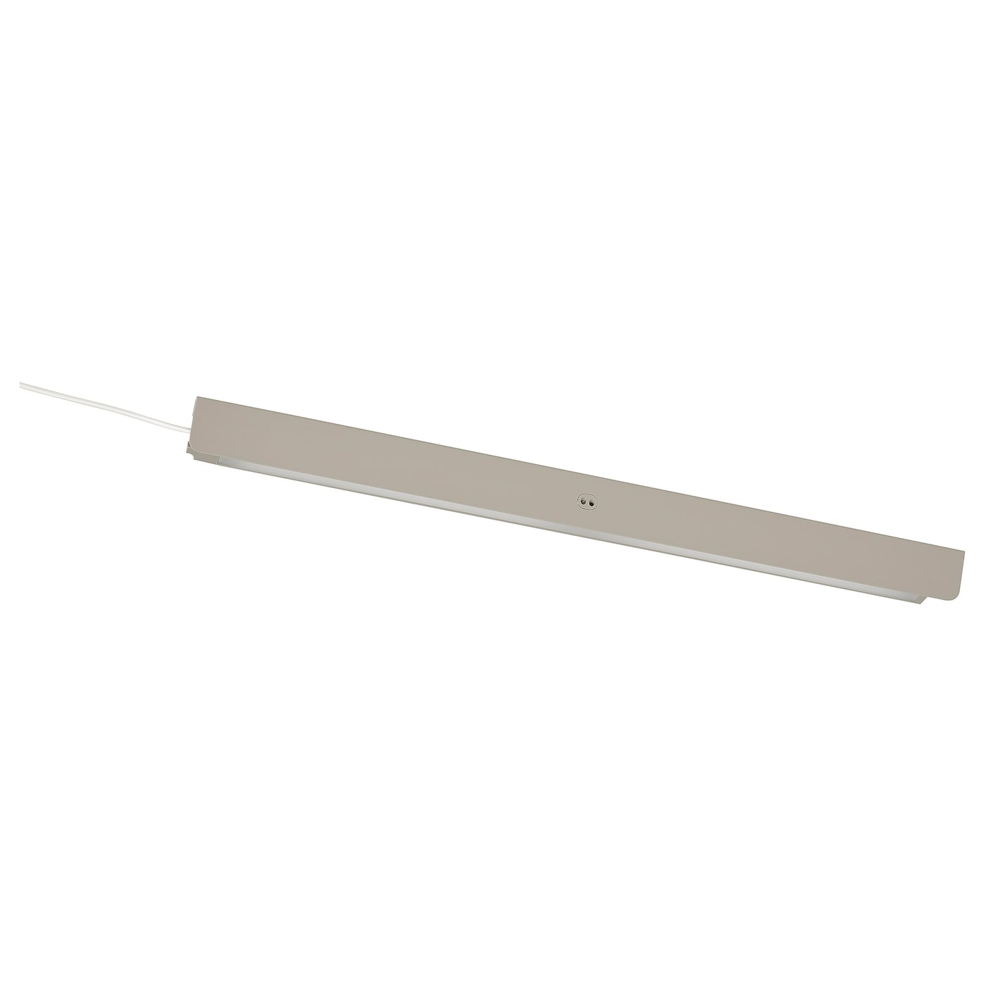 IKEA ÖVERSIDAN listwa LED z czujnikiem do szafy, można przyciemniać szarobeżowy, 46 cm