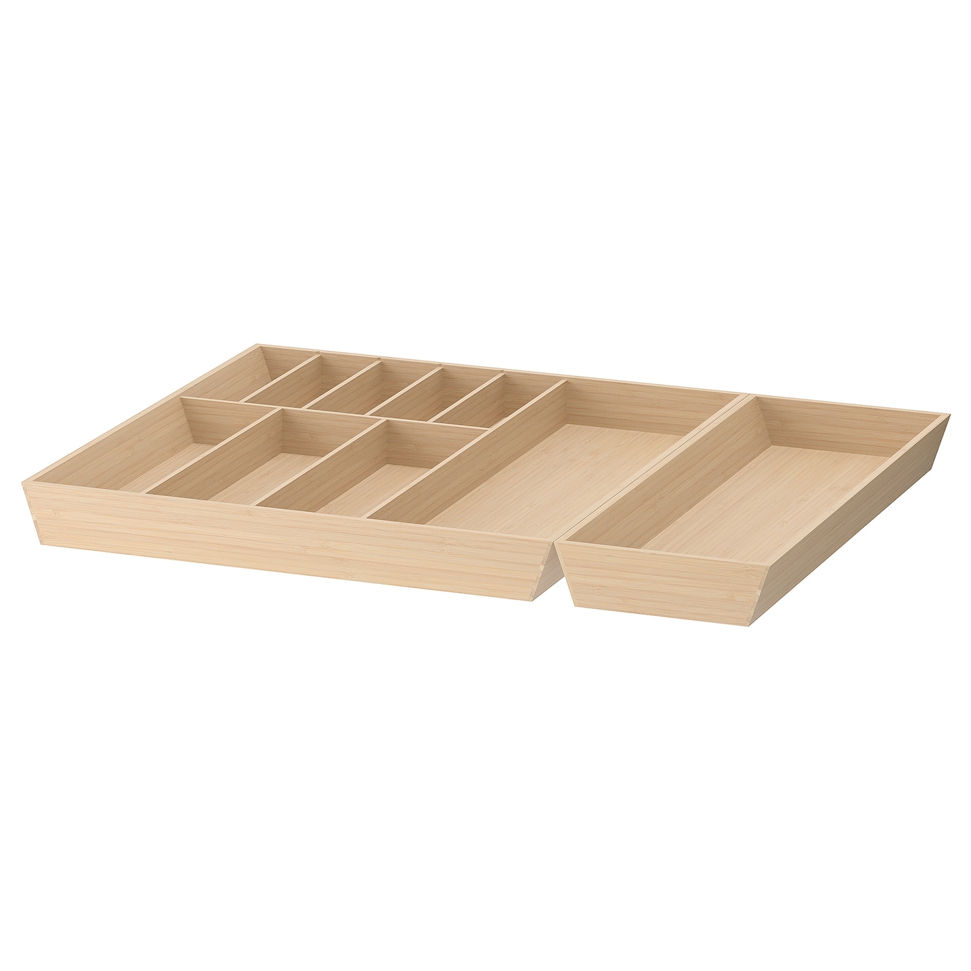 IKEA UPPDATERA taca na sztućce/taca na przybory, jasny bambus, 72x50 cm