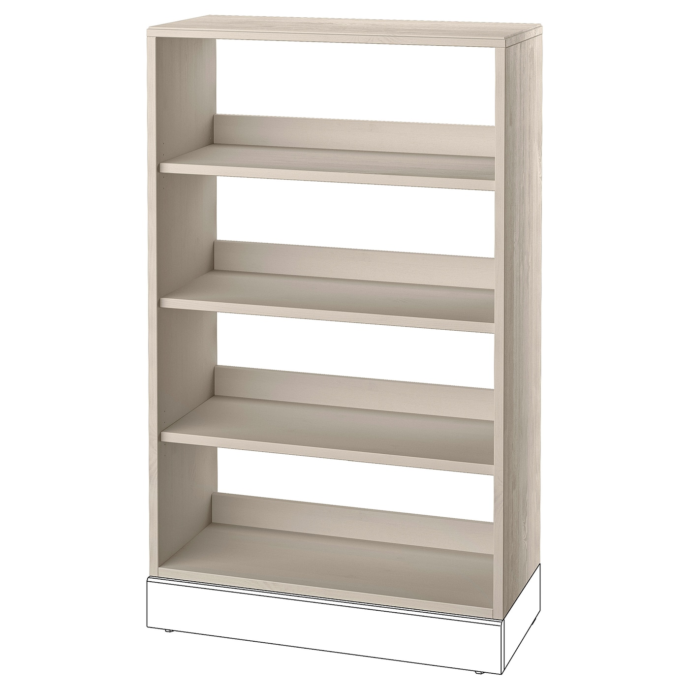 IKEA HAVSTA regał, szarobeżowy, 81x35x123 cm