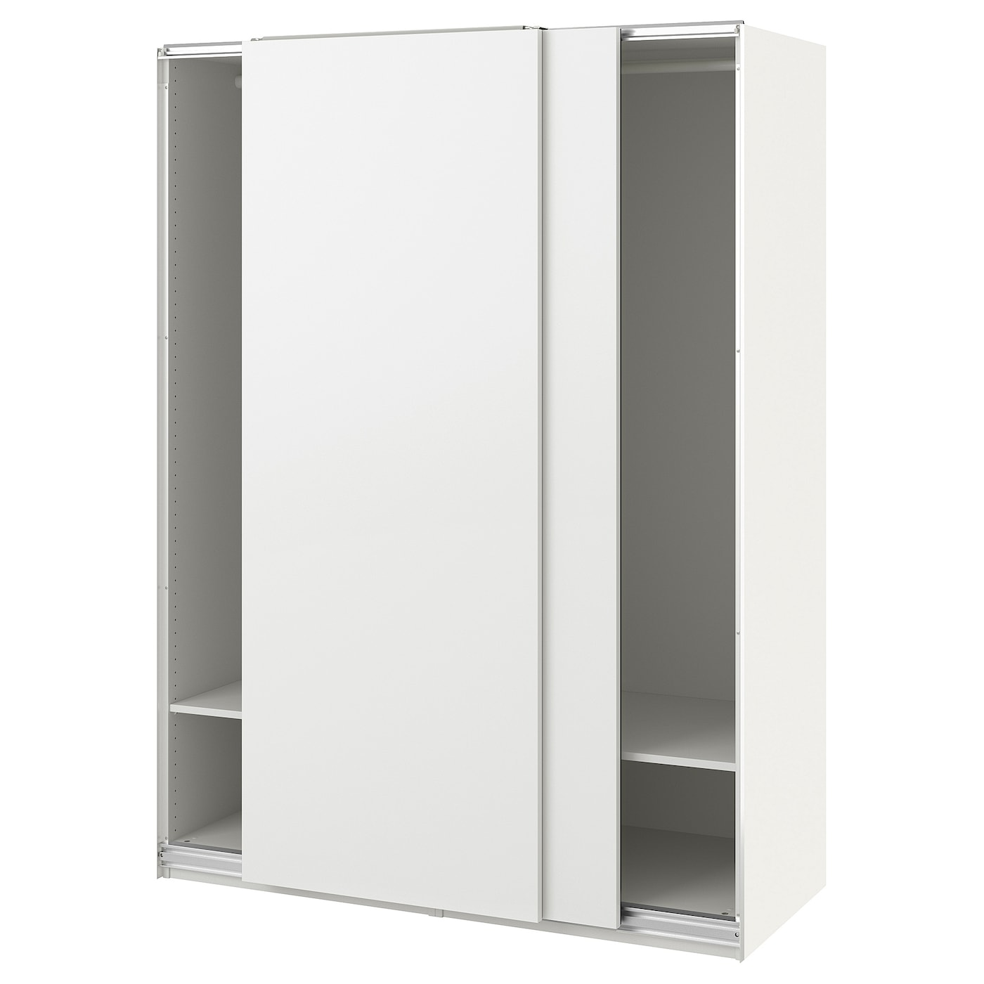 IKEA PAX / HASVIK kombinacja szafy, biały/biały, 150x66x201 cm
