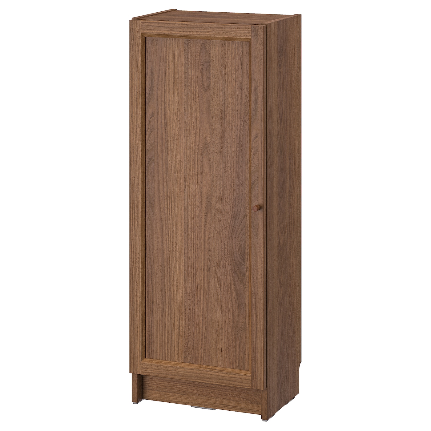 IKEA BILLY / OXBERG regał z drzwiami, brązowy orzech, 40x30x106 cm