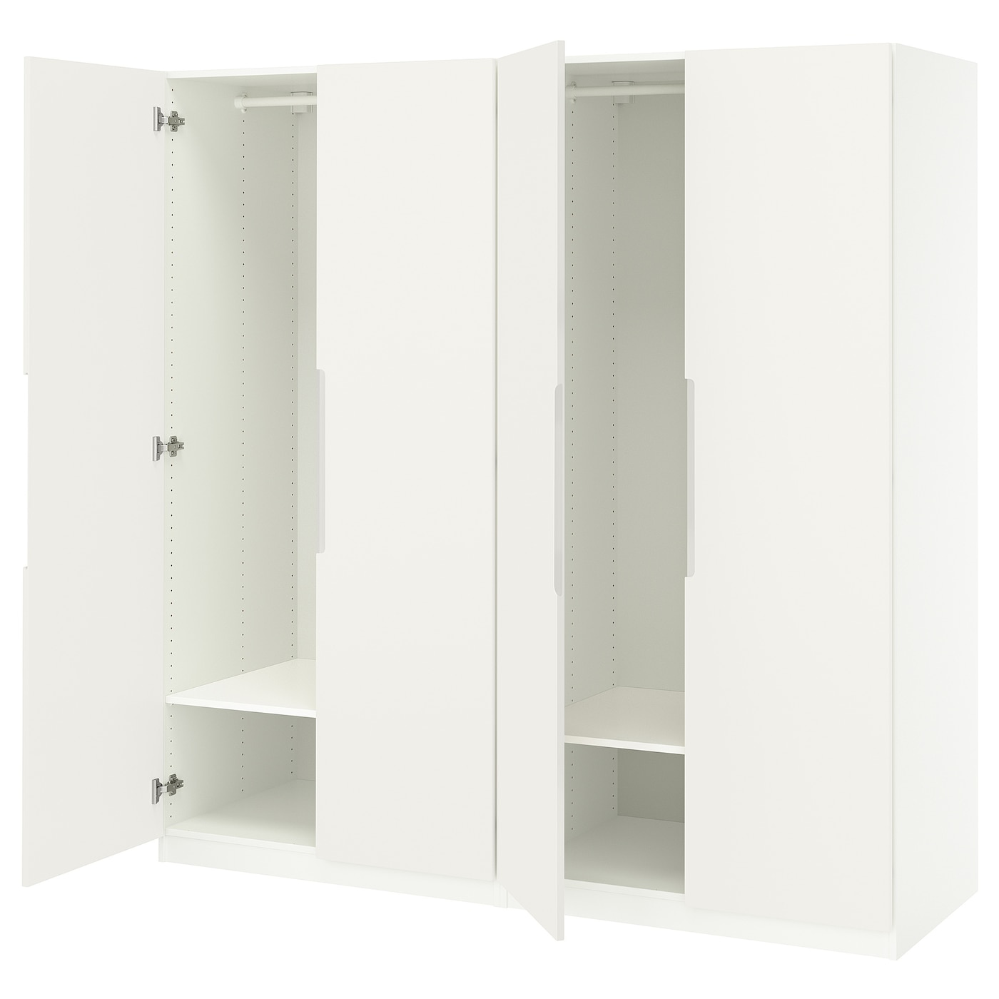 IKEA PAX / TONSTAD kombinacja szafy, biały/kremowy, 200x60x201 cm