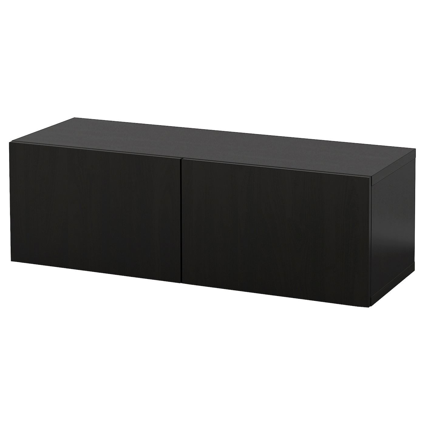 IKEA BESTÅ kombinacja szafek ściennych, czarnybrąz/Lappviken, 120x42x38 cm