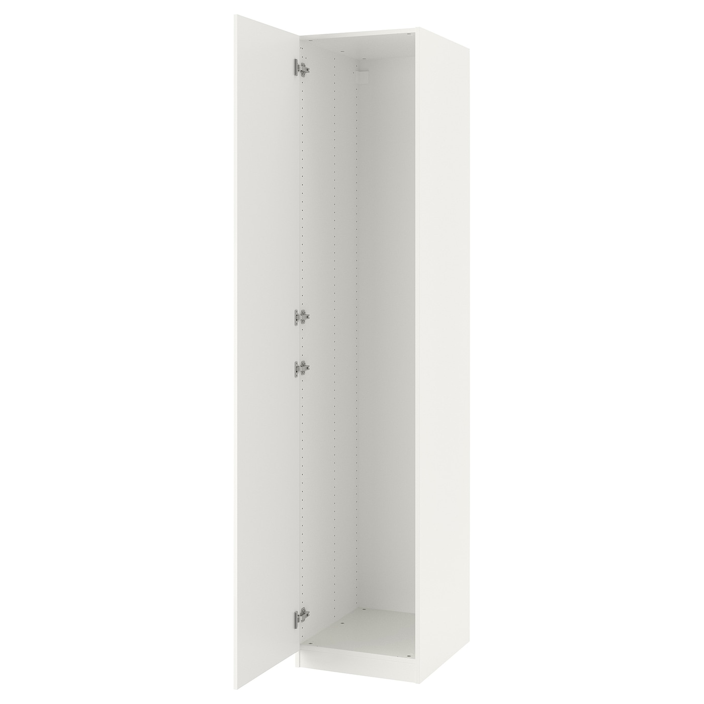 IKEA PAX / FARDAL szafa i drzwi, biały/połysk/biel, 50x60x236 cm