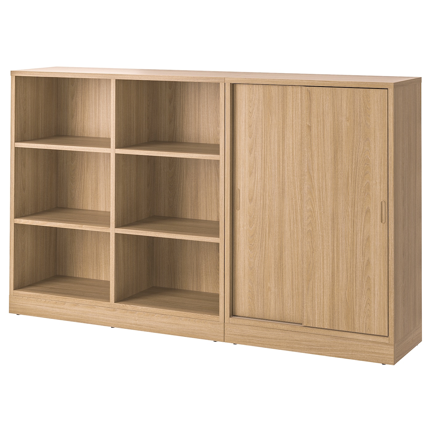IKEA TONSTAD regał, okl dęb, 202x37x120 cm