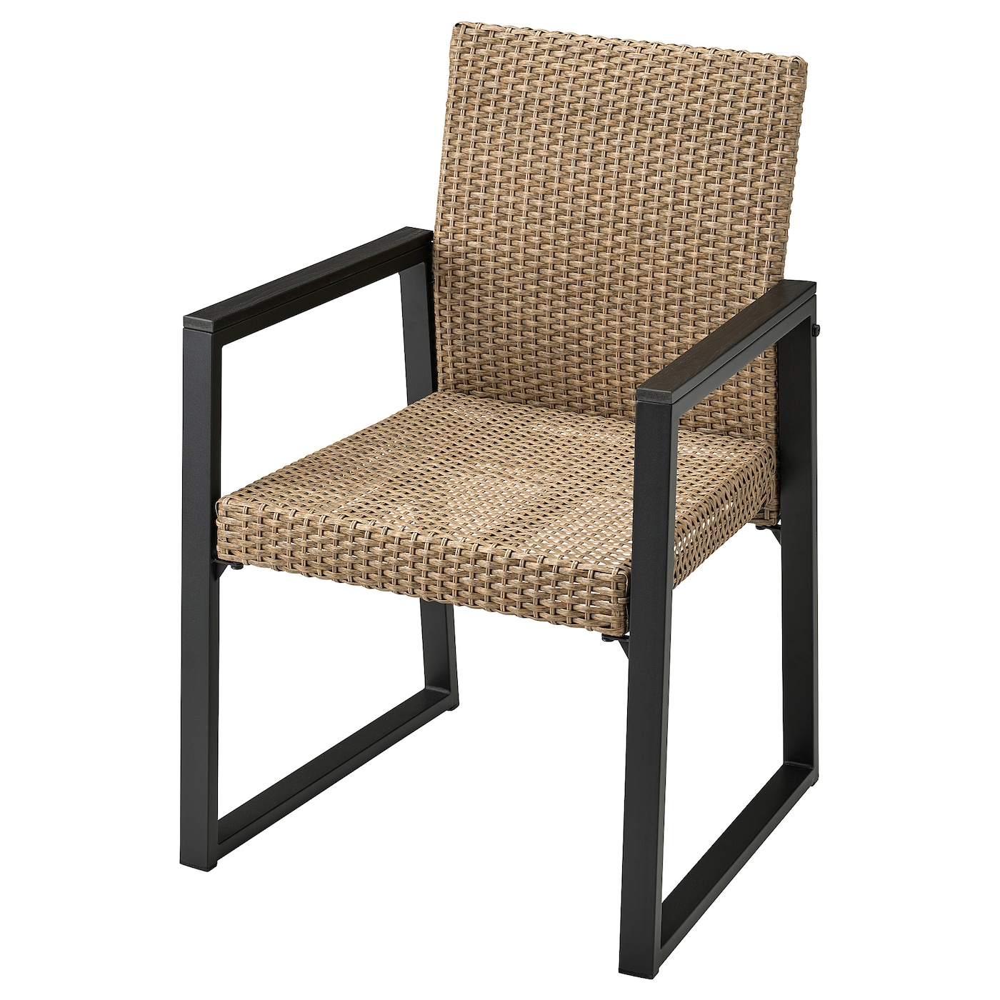 IKEA VÄRMANSÖ krzesło, ogrodowe, brązowy, Głębokość: 56 cm