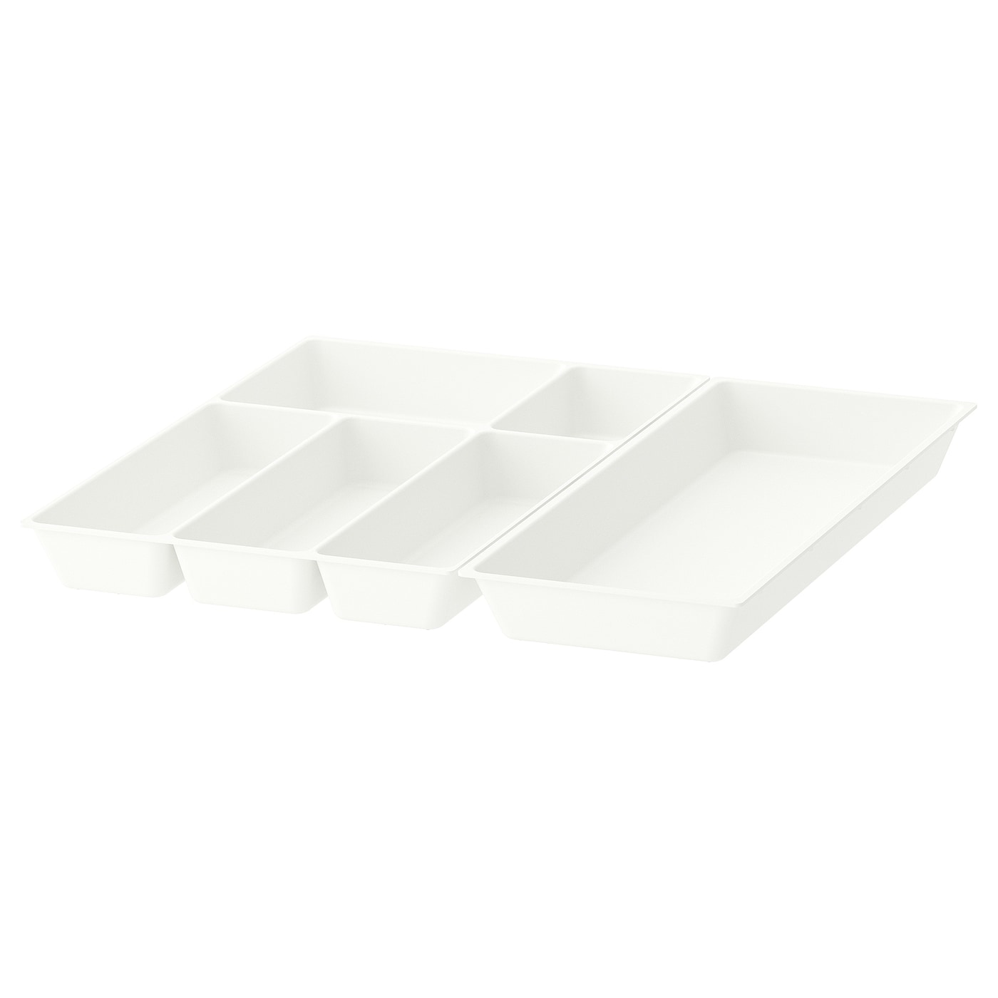 IKEA UPPDATERA taca na sztućce/taca na przybory, biały, 52x50 cm