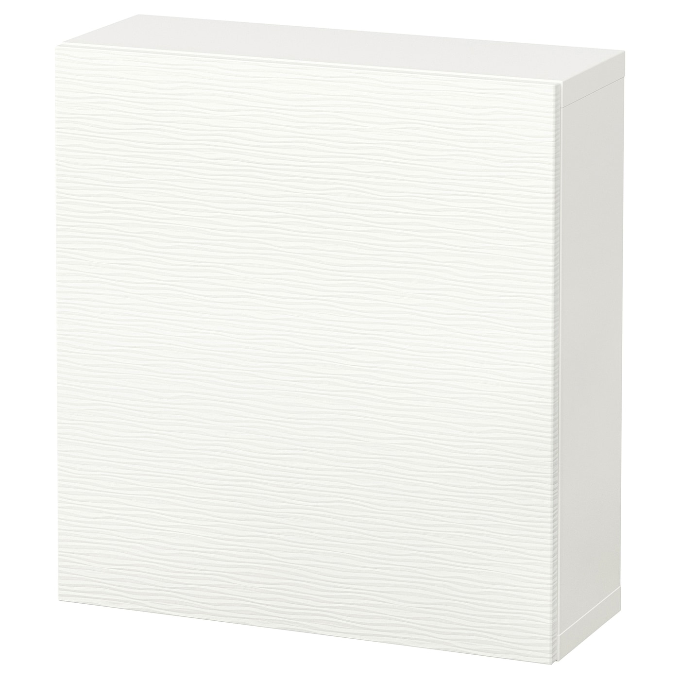 IKEA BESTÅ kombinacja szafek ściennych, biały/Laxviken biały, 60x22x64 cm