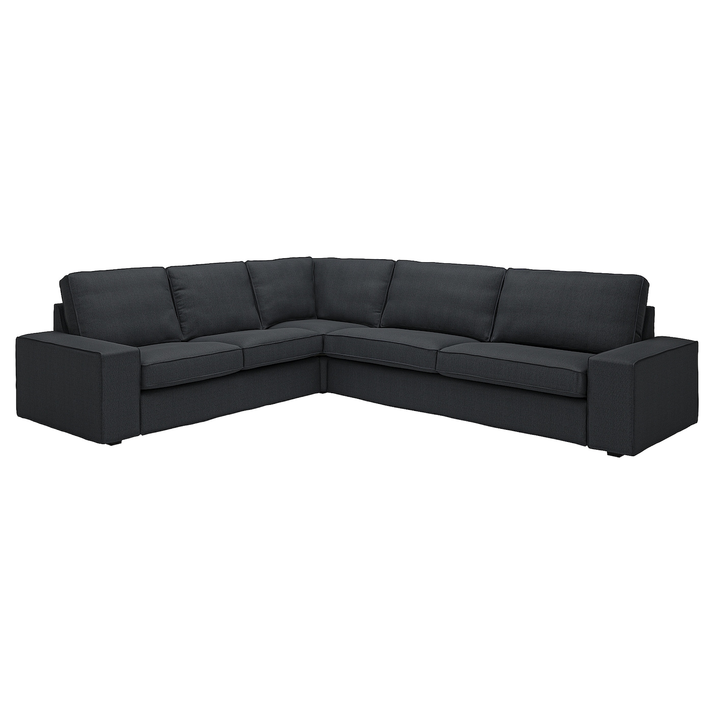IKEA KIVIK sofa narożna 5-osobowa, Tresund antracyt, Głębokość: 95 cm