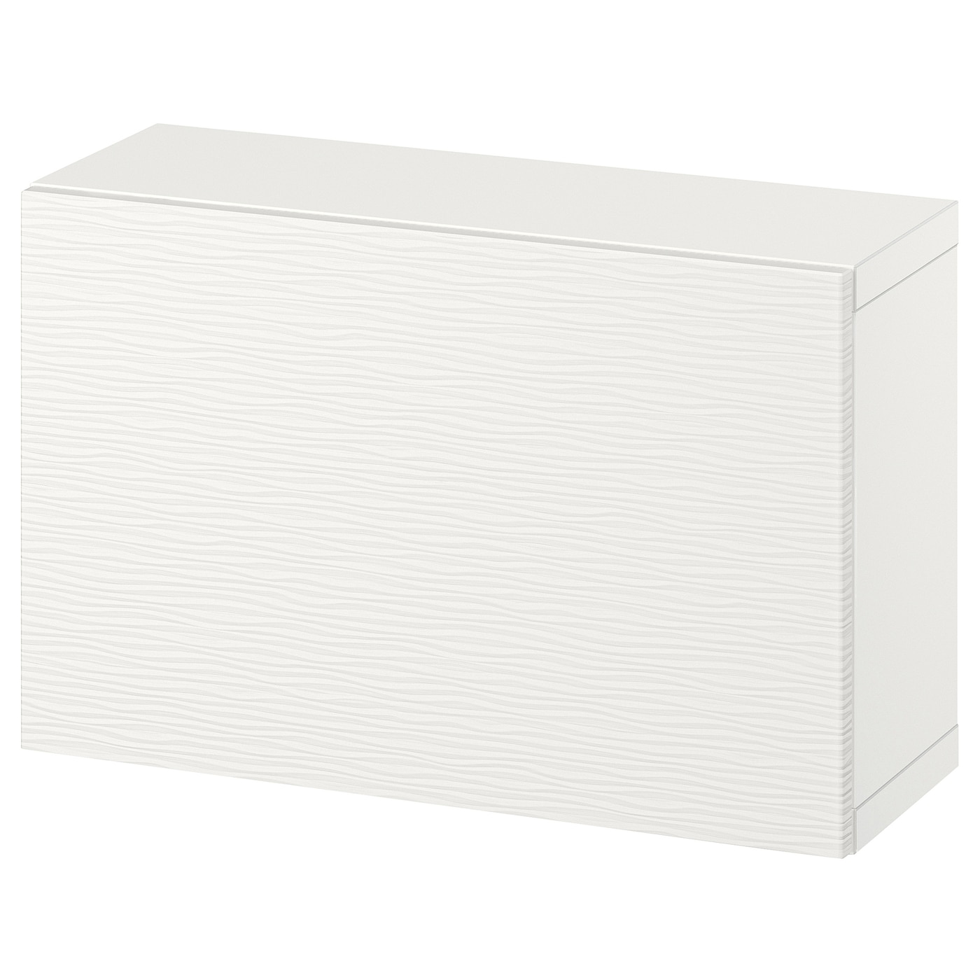 IKEA BESTÅ kombinacja szafek ściennych, biały/Laxviken biały, 60x22x38 cm