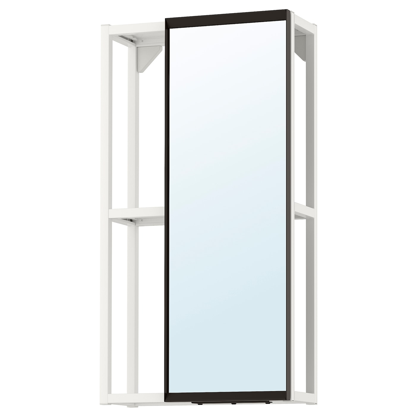 IKEA ENHET szafka z lustrem, biały, 40x17x75 cm