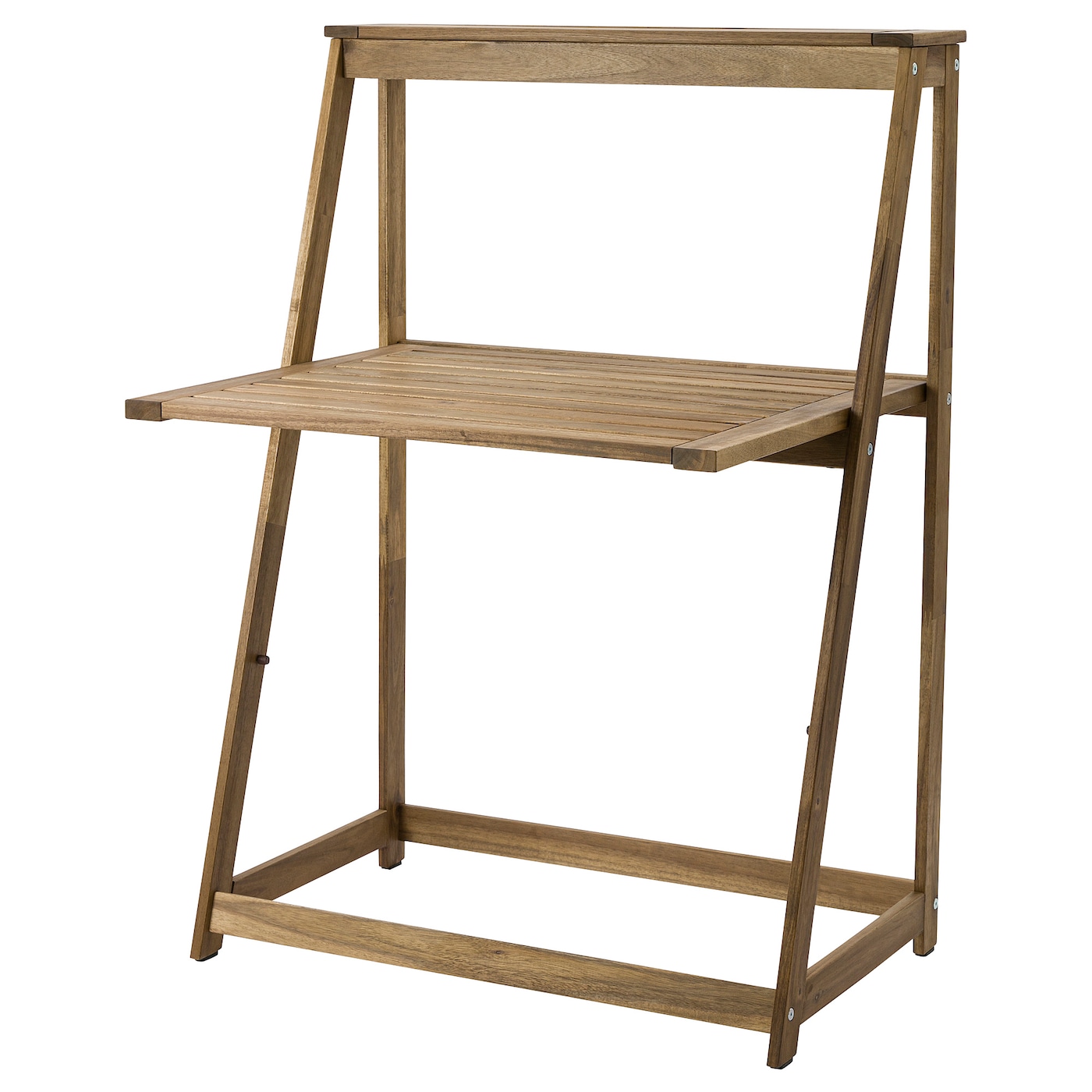 IKEA DJUPÖN stół składany, brązowy, Wysokość: 113 cm