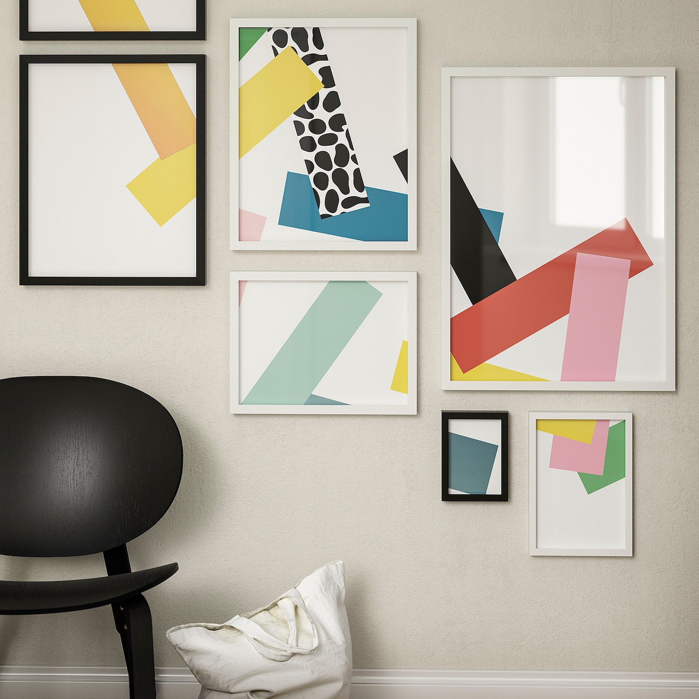 IKEA RÖDALM ramka, czarny, 50x70 cm