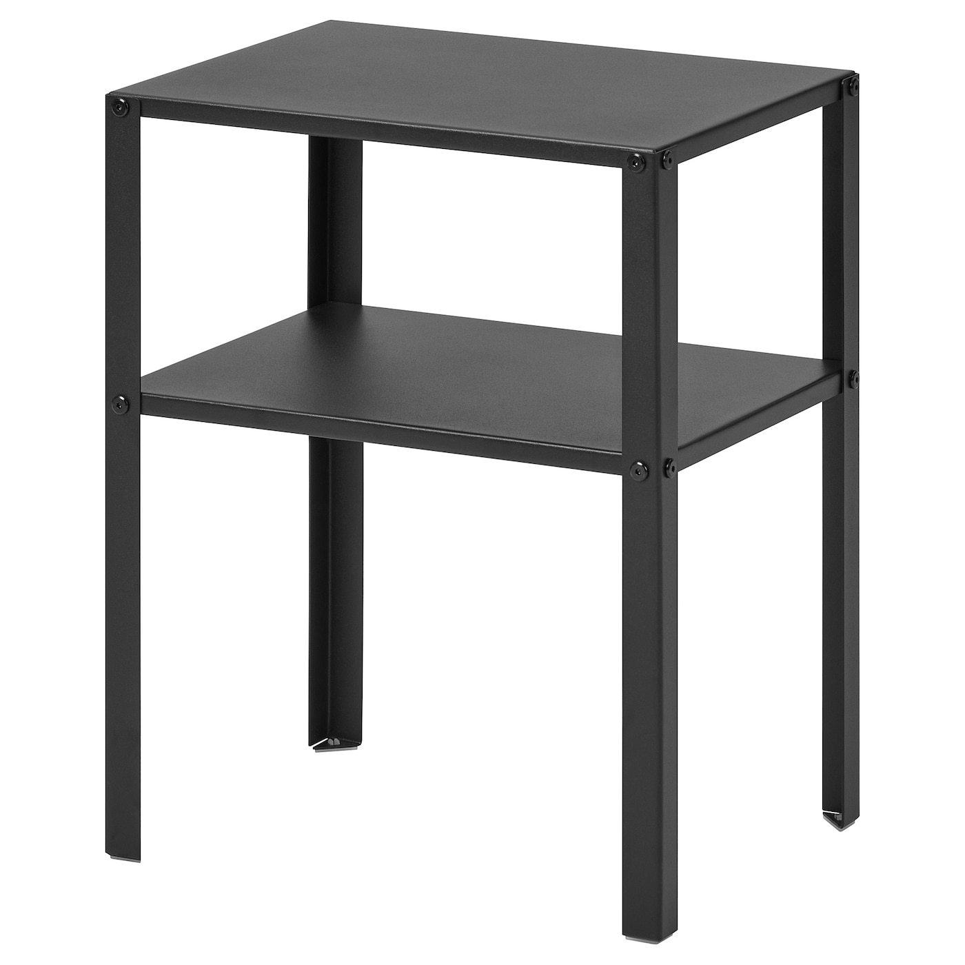 IKEA KNARREVIK stolik nocny, czarny, 37x28 cm