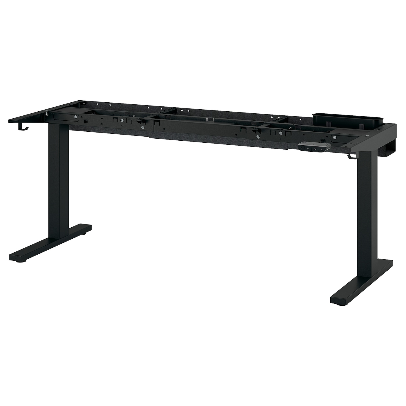 IKEA MITTZON podstawa biurka typu siedź/stój, elektryczny/czarny, 120/140/160x60 cm