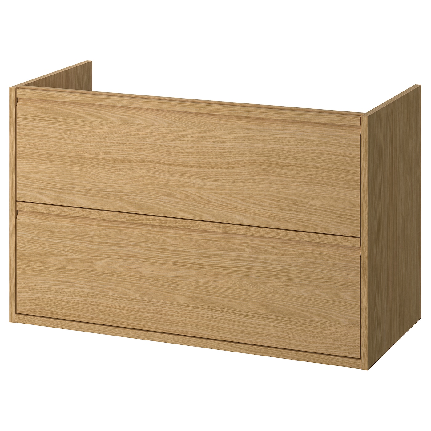 IKEA ÄNGSJÖN szafka umywalkowa z szufladami, imit. dębu, 100x48x63 cm