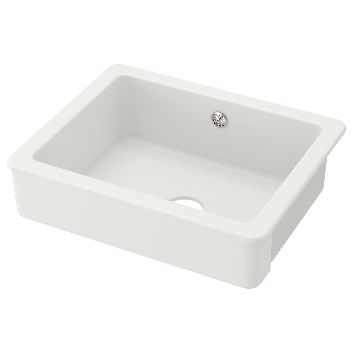 IKEA HAVSEN zlew z widocznym frontem, biały, 62x48 cm