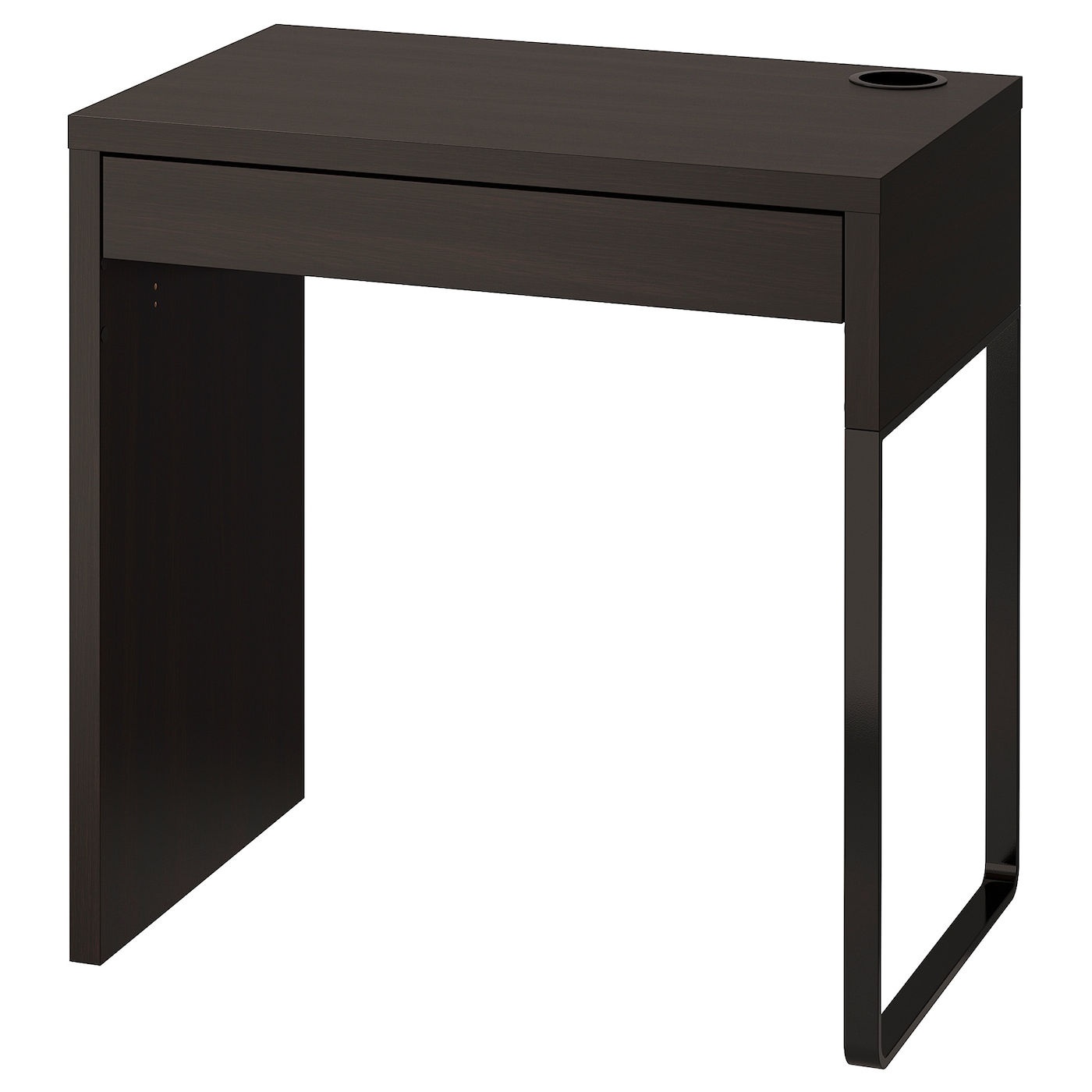 IKEA MICKE biurko, czarnobrąz, 73x50 cm