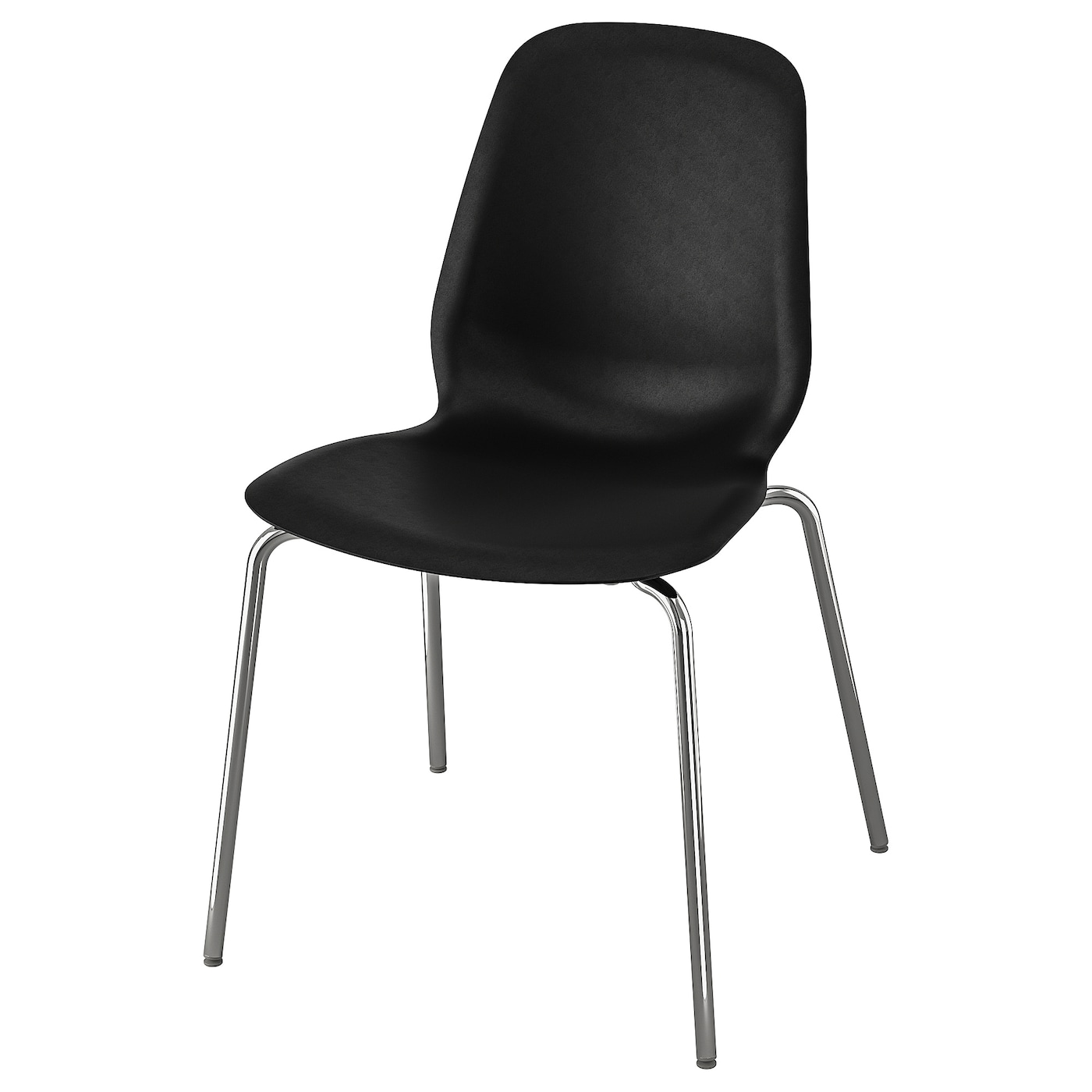 IKEA LIDÅS krzesło, czarny/Sefast chrom, Przetestowano dla: 110 kg