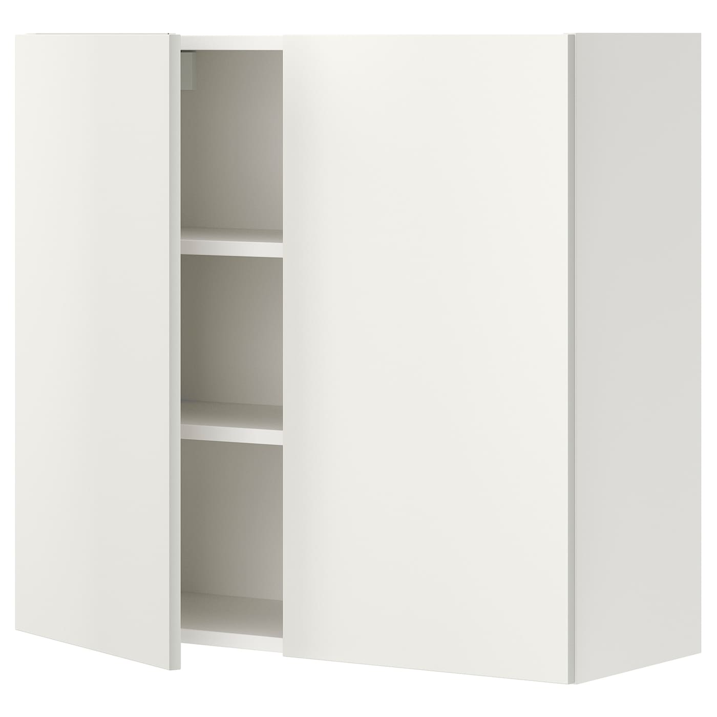 IKEA ENHET szafka wisząca 2 półki/drzwiczki, biały, 80x32x75 cm