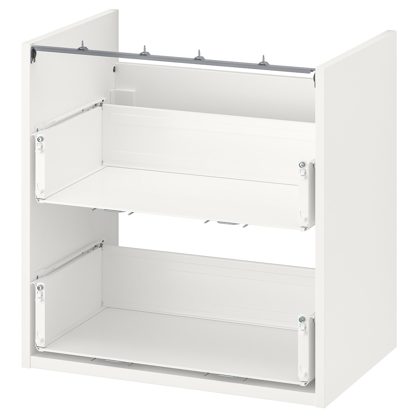 IKEA ENHET szafka umywalkowa z 2 szufladami, biały, 60x40x60 cm