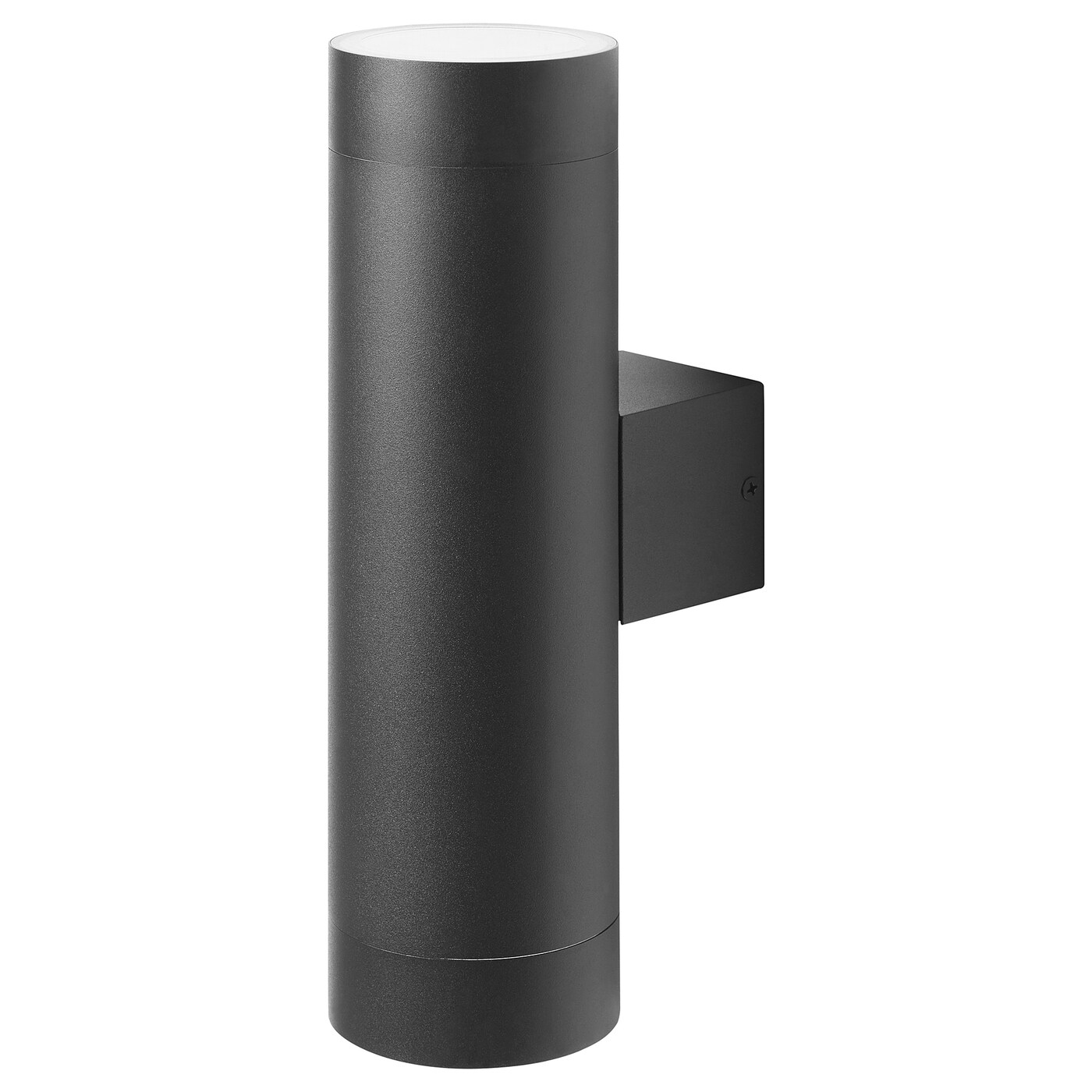 IKEA GRÖNSPRÖT kinkiet dwustronny, inst. stała, zewnętrzne czarny, 28 cm