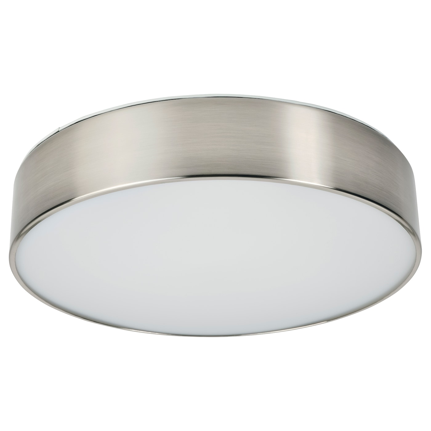 IKEA VIRRMO lampa sufitowa LED, niklowano, 36 cm 800 lm