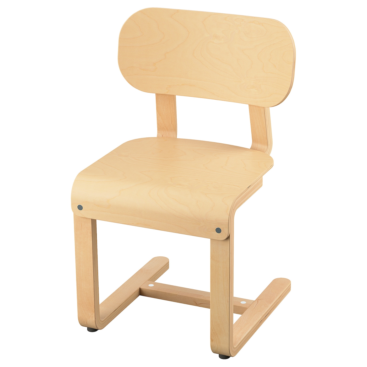 IKEA LYCKAN krzesło, okl brzoz, Głębokość: 51 cm