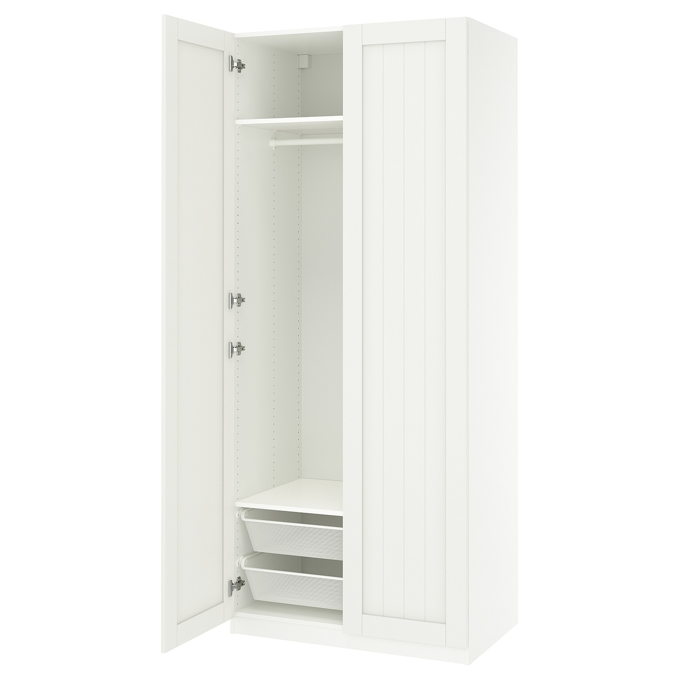 IKEA PAX / GULLABERG kombinacja szafy, biały/biały, 100x60x236 cm
