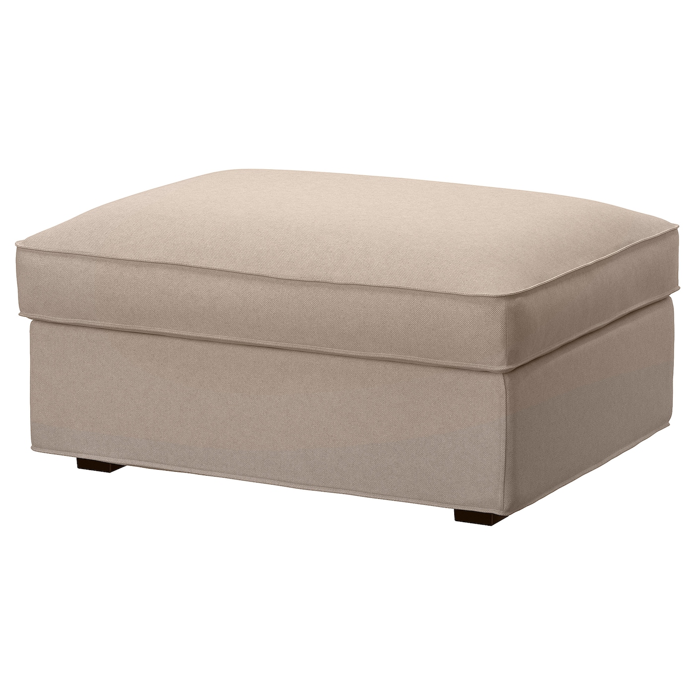 IKEA KIVIK podnóżek ze schowkiem, Tallmyra beżowy, Szerokość: 90 cm