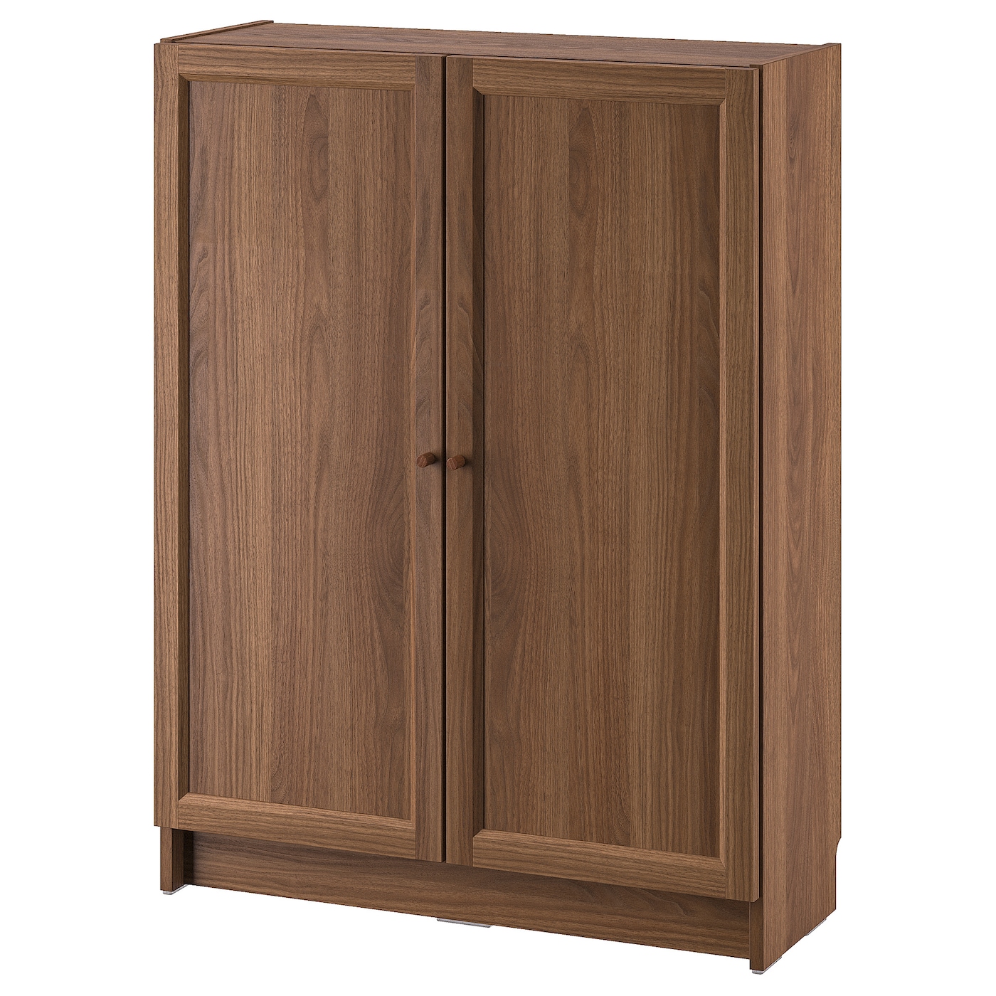 IKEA BILLY / OXBERG regał z drzwiami, brązowy orzech, 80x30x106 cm