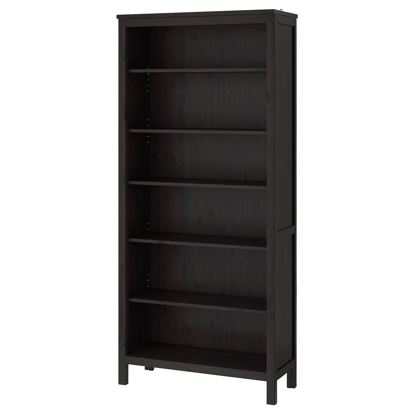 IKEA HEMNES regał, czarnobrąz, 90x197 cm