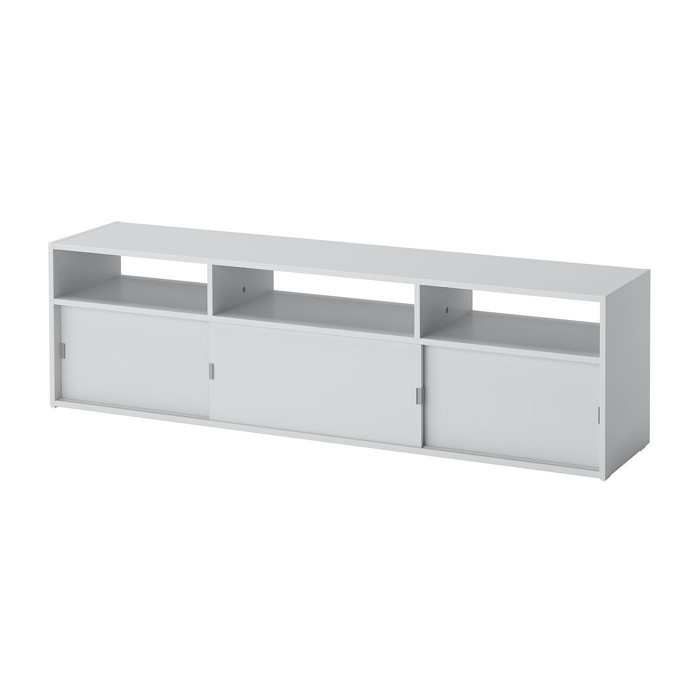 IKEA SPIKSMED szafka pod TV, jasnoszary, 155x32x44 cm