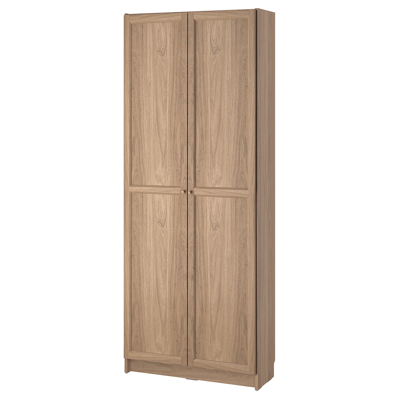 IKEA BILLY regał z drzwiami, imit. dębu, 80x30x202 cm