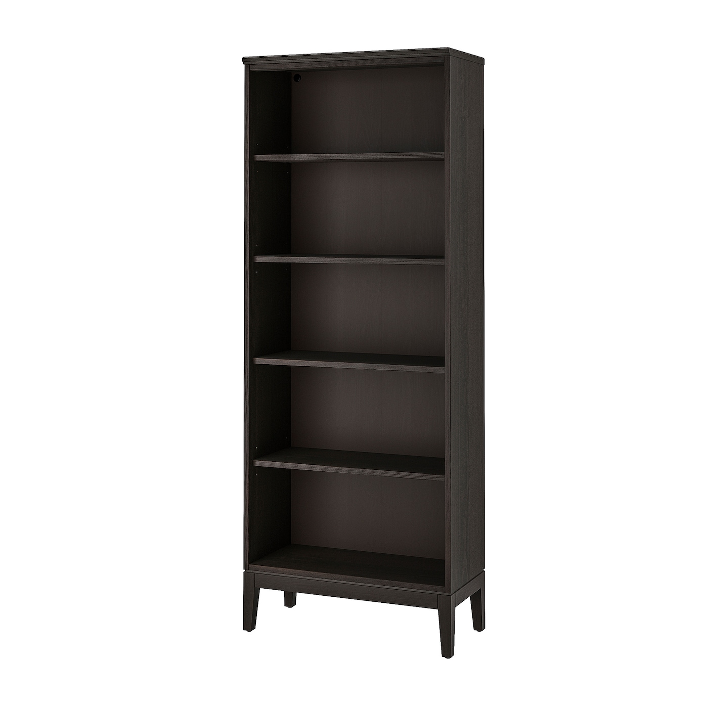 IKEA IDANÄS regał, ciemnobrązowy bejcowane, 81x39x211 cm