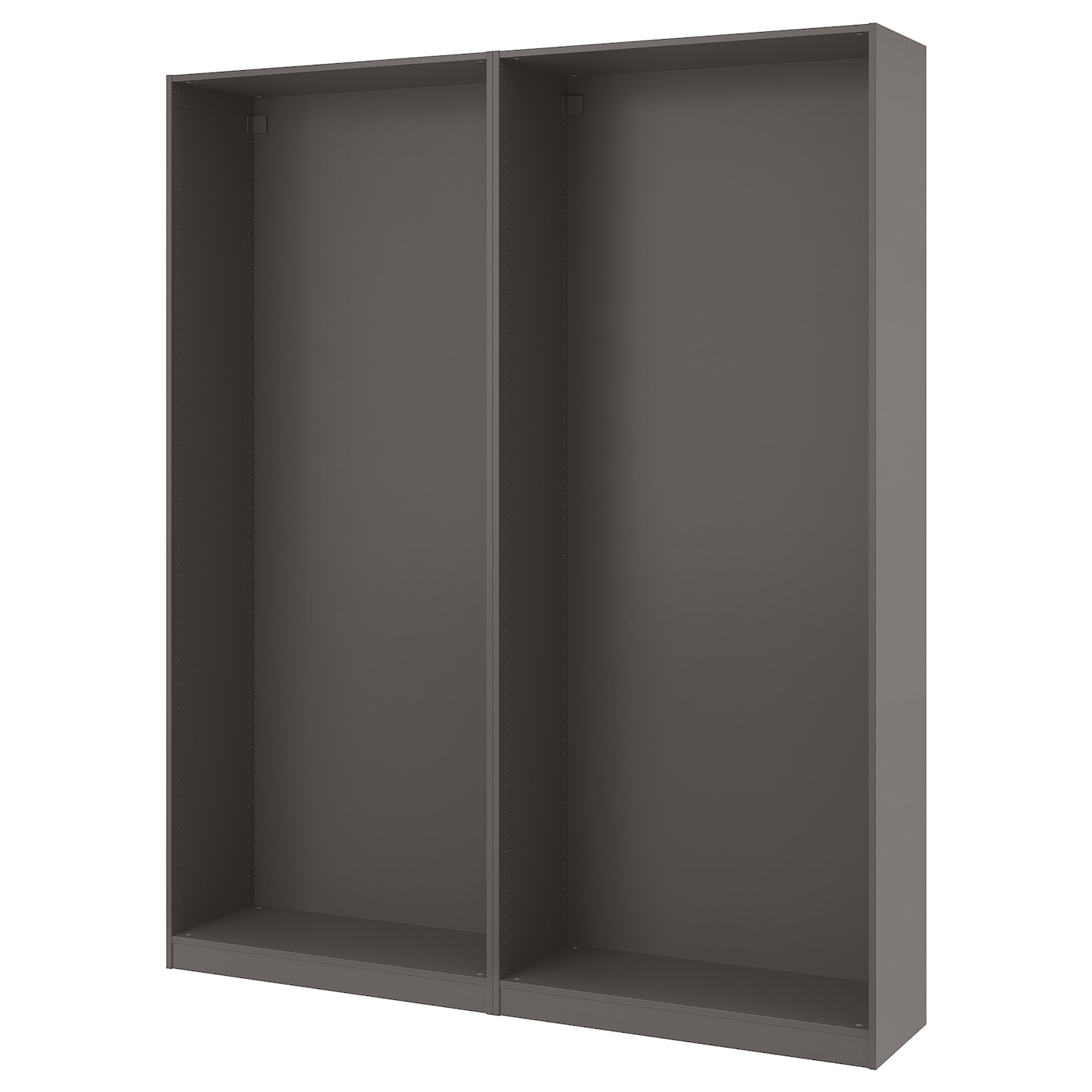 IKEA PAX 2 obudowy szaf, ciemnoszary, 200x35x236 cm