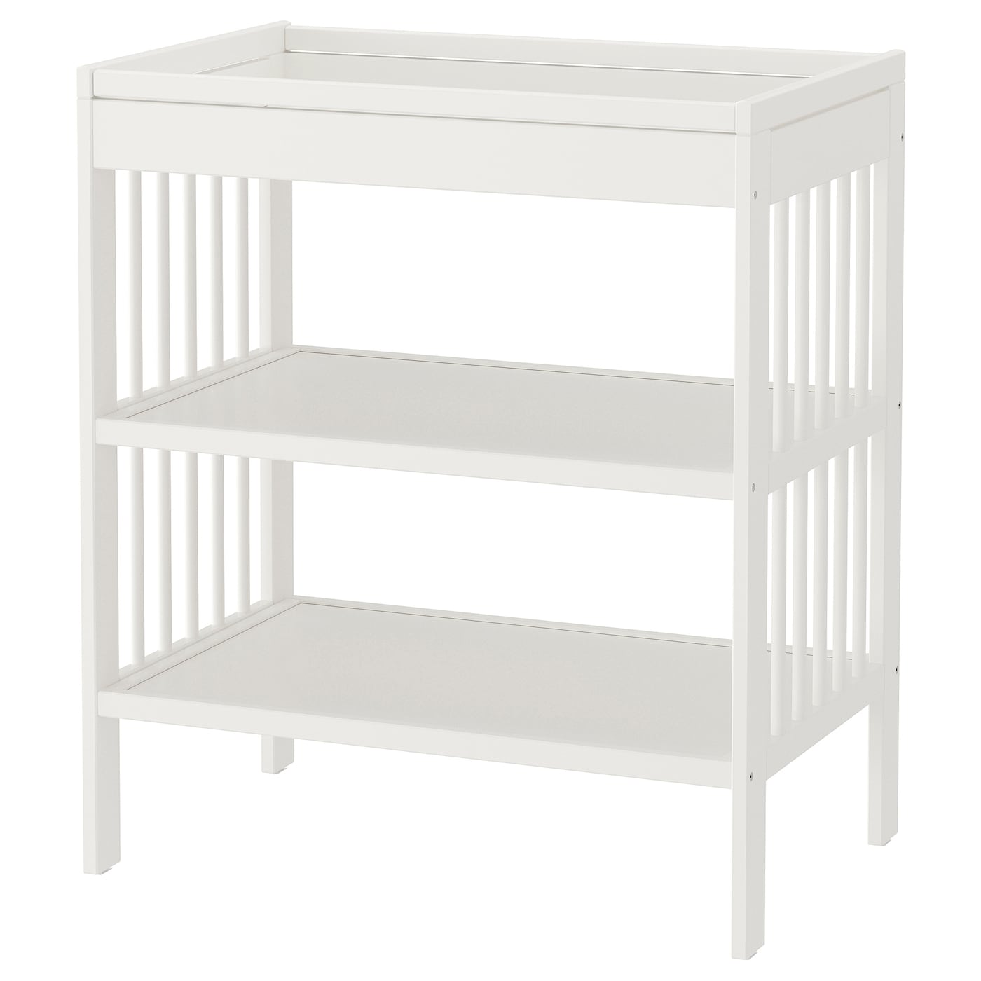 IKEA GULLIVER stół do przewijania, biały, Szerokość: 82 cm