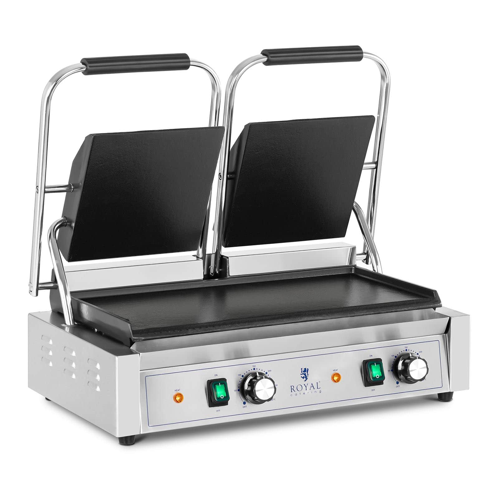 Podwójny grill kontaktowy gładki 3600W | RCPKG-3600-S