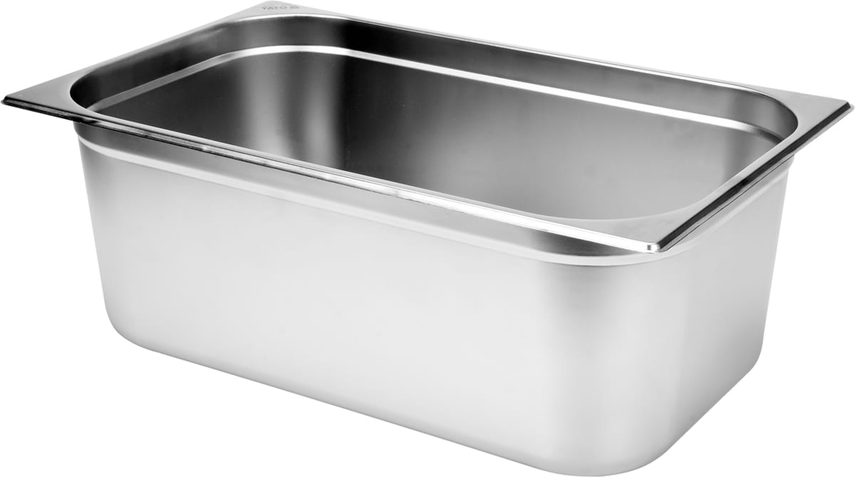 POJEMNIK GASTRONOMICZNY ZE STALI NIERDZEWNEJ GN 1/1 200MM 26L YATO | YG-00255