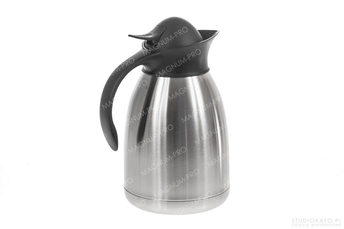 Termos, dzbanek stalowy do kawy z przyciskiem Hendi 1,5 litra inox