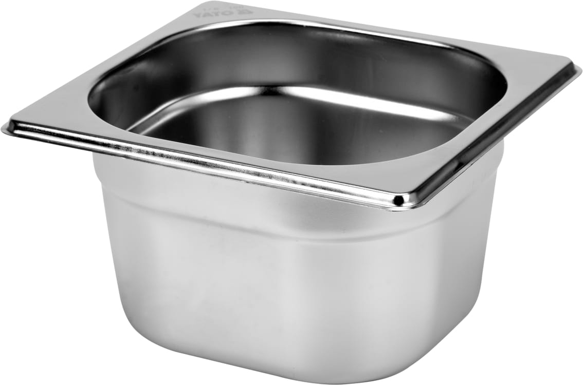 POJEMNIK GASTRONOMICZNY ZE STALI NIERDZEWNEJ GN 1/6 100 YATO | YG-00291