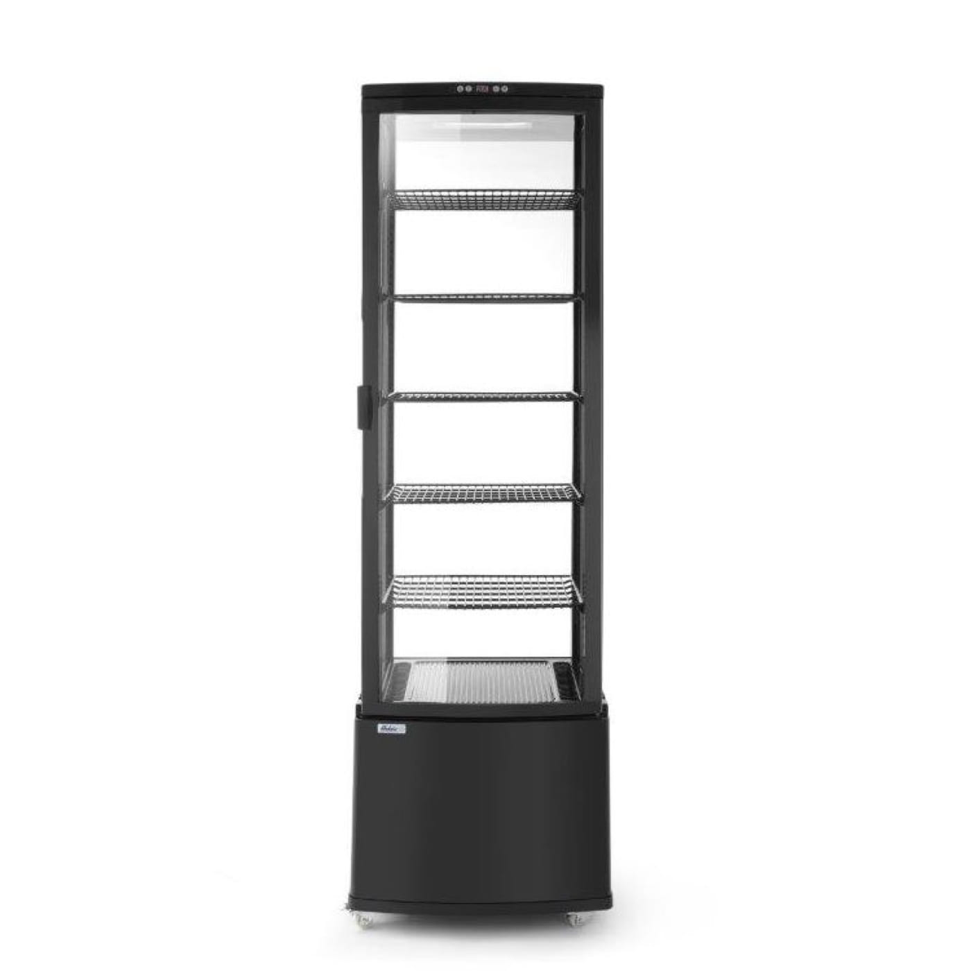 Witryna chłodnicza 5-półkowa czarna 280L Hendi