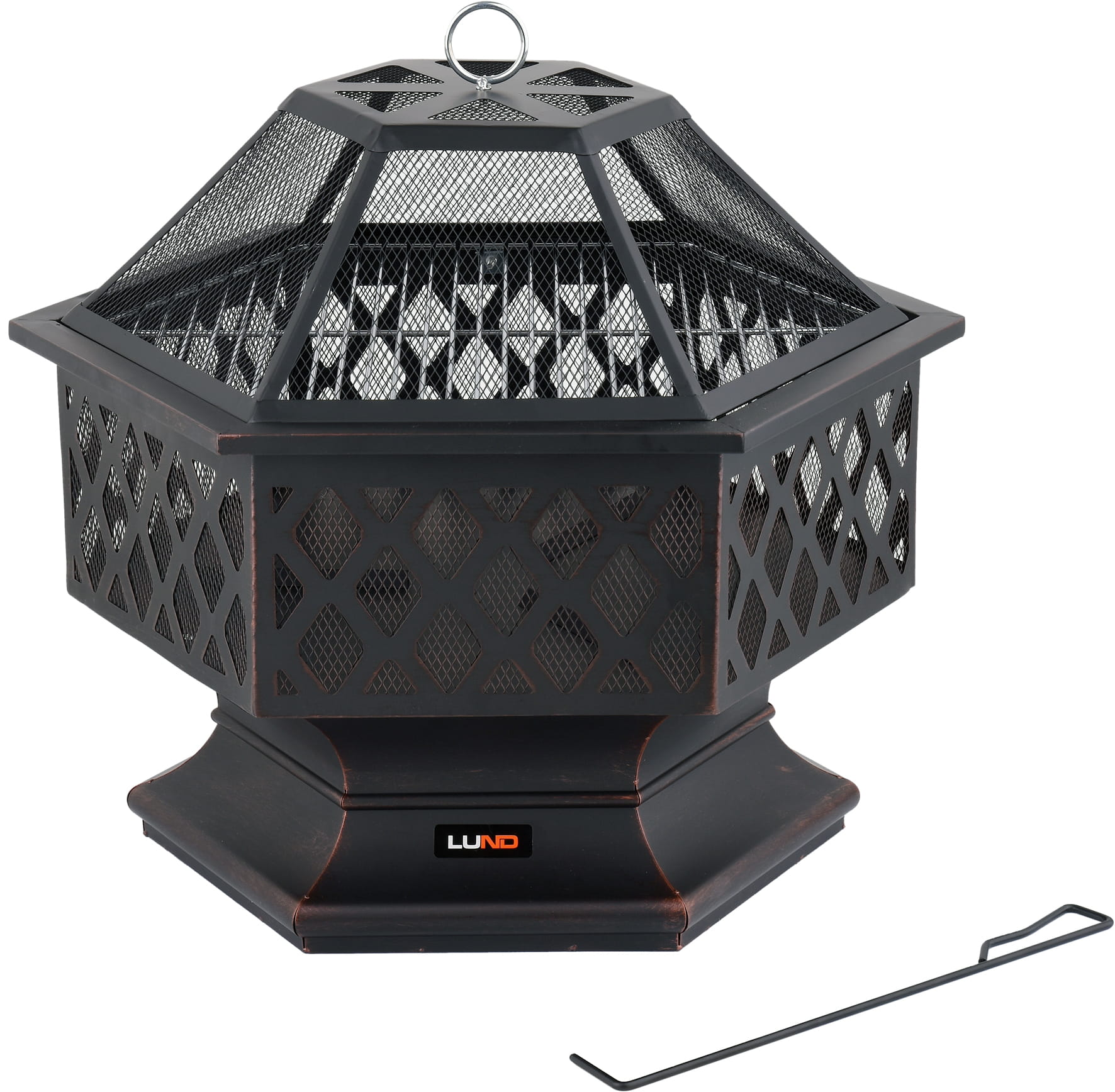 Palenisko ogrodowe z rusztem grill 2w1