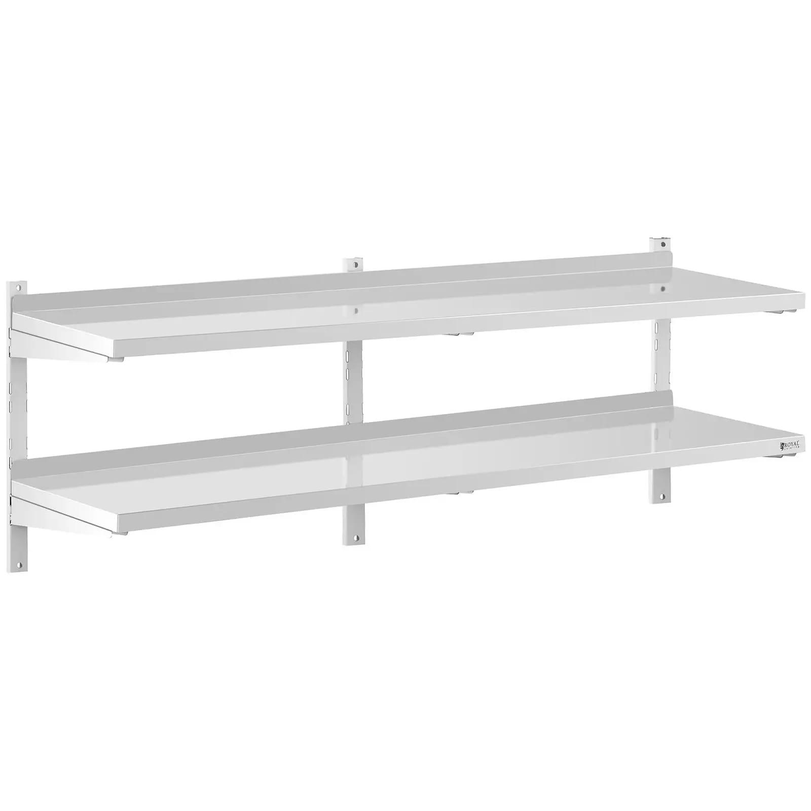 Półka wisząca podwójna - 180 x 40 cm | RCWR-1800.4