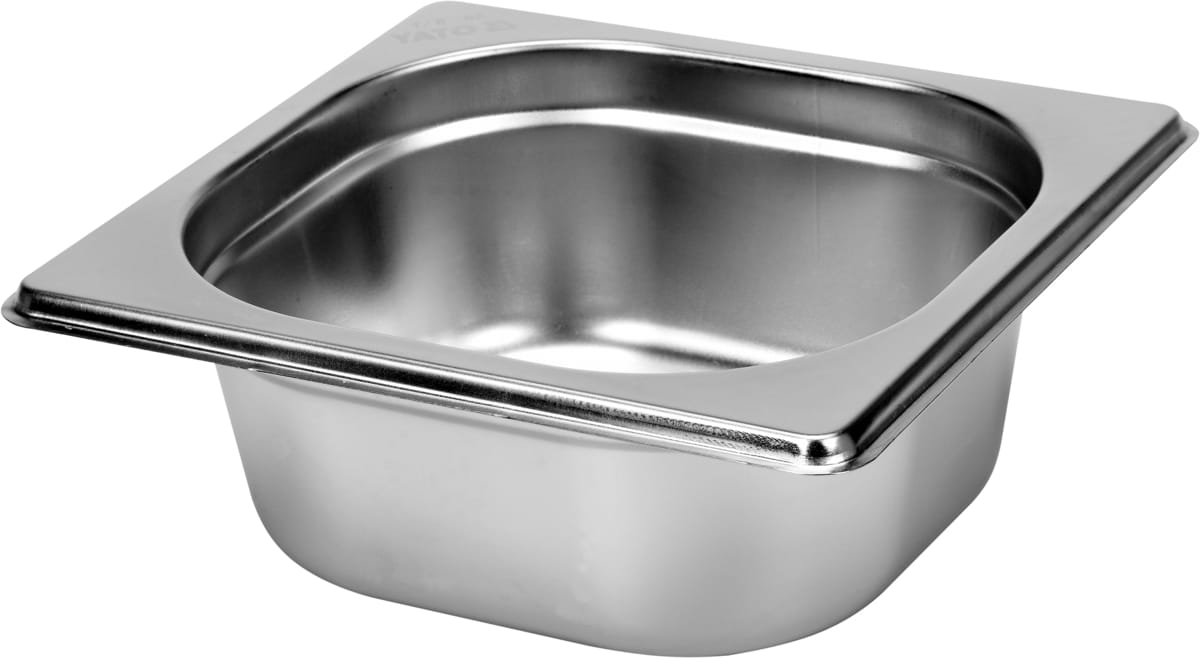 POJEMNIK GASTRONOMICZNY ZE STALI NIERDZEWNEJ GN 1/6 65MM 1L YATO | YG-00290