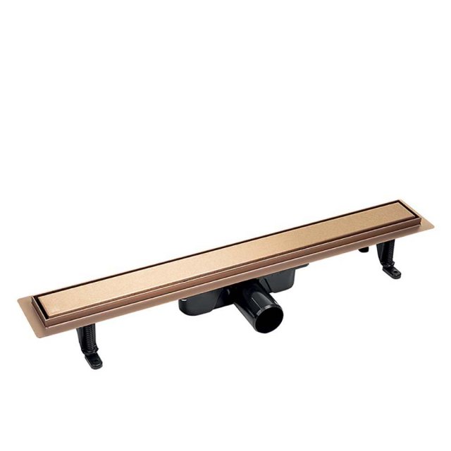LAVEO Odpływ liniowy BASSO 100 cm odwracalny miedź COB_810D